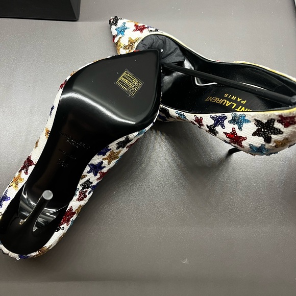 Saint Laurent Heels - Palace Star Sequined - Picture 6 of 8